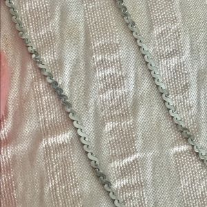 Serpentine link 24inch silver chain